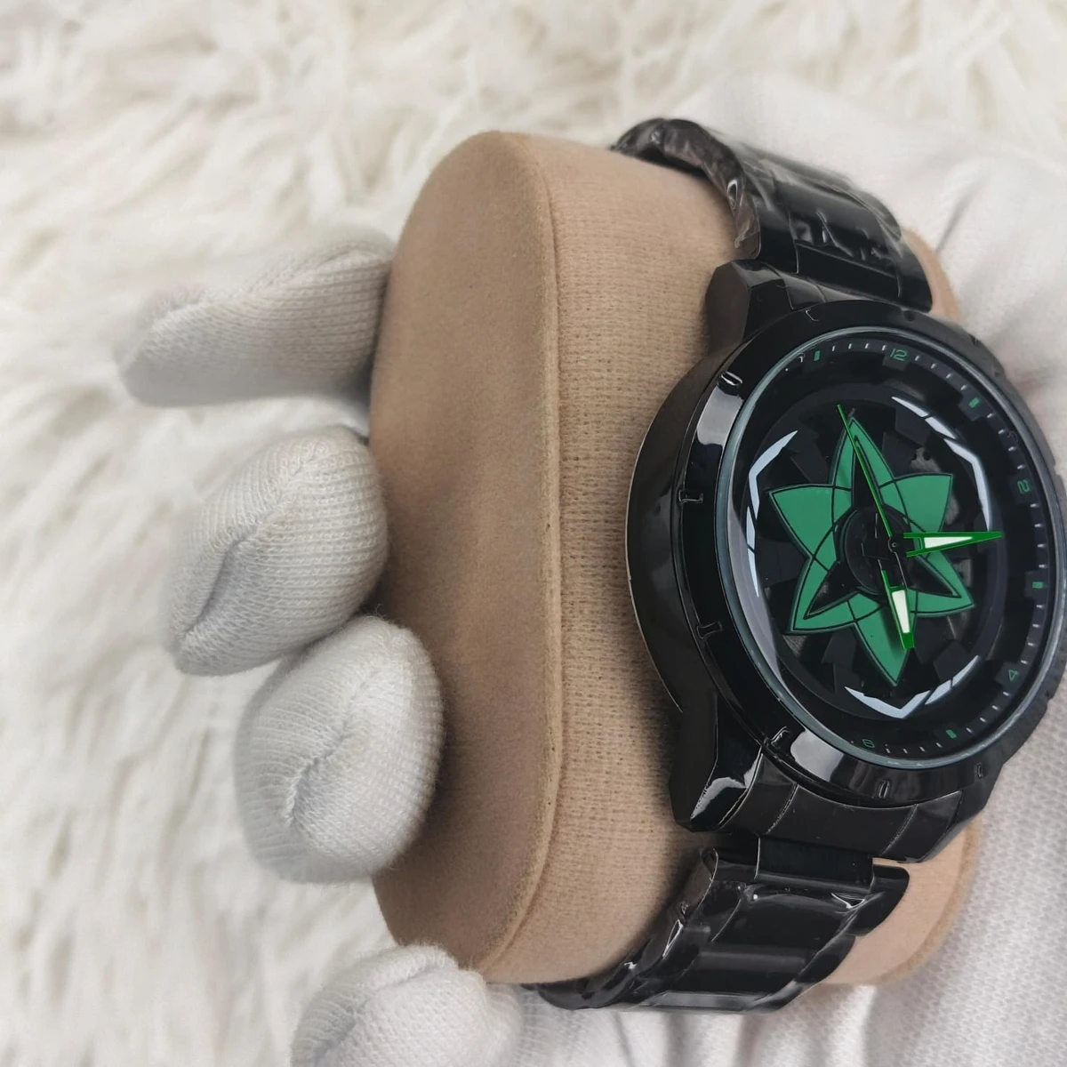NEW STAR WATCH MODEL 3030 CHAIN BLACK DIAL BLACK OR GREEN COLOUR WATCH FOR MAN + এক পিস ব্যাটারি ফ্রি