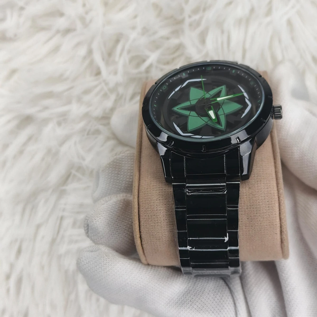 NEW STAR WATCH MODEL 3030 CHAIN BLACK DIAL BLACK OR GREEN COLOUR WATCH FOR MAN + এক পিস ব্যাটারি ফ্রি