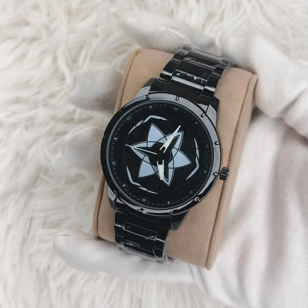 NEW STAR WATCH MODEL 3030 CHAIN BLACK DIAL BLACK OR WHITE COLOUR WATCH FOR MAN + এক পিস ব্যাটারি ফ্রি