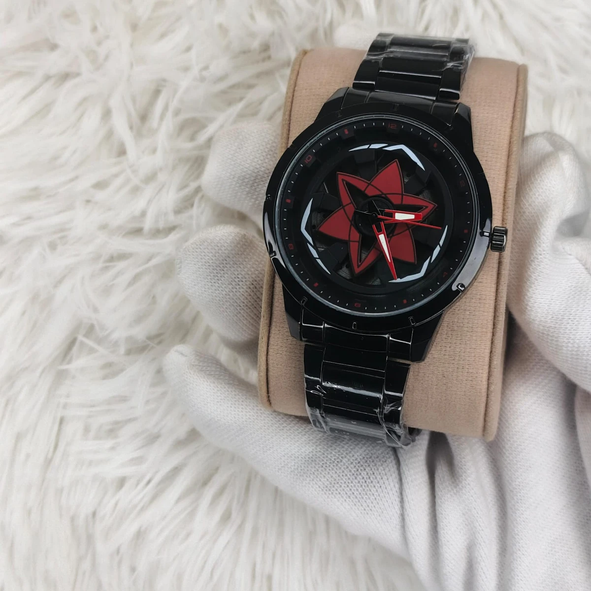 NEW STAR WATCH MODEL 3030 CHAIN BLACK DIAL BLACK OR RED COLOUR WATCH FOR MAN + এক পিস ব্যাটারি ফ্রি