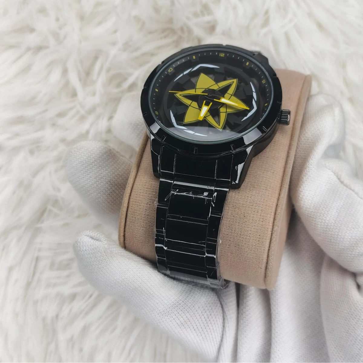 NEW STAR WATCH MODEL 3030 CHAIN BLACK DIAL BLACK OR YELLOW COLOUR WATCH FOR MAN + এক পিস ব্যাটারি ফ্রি