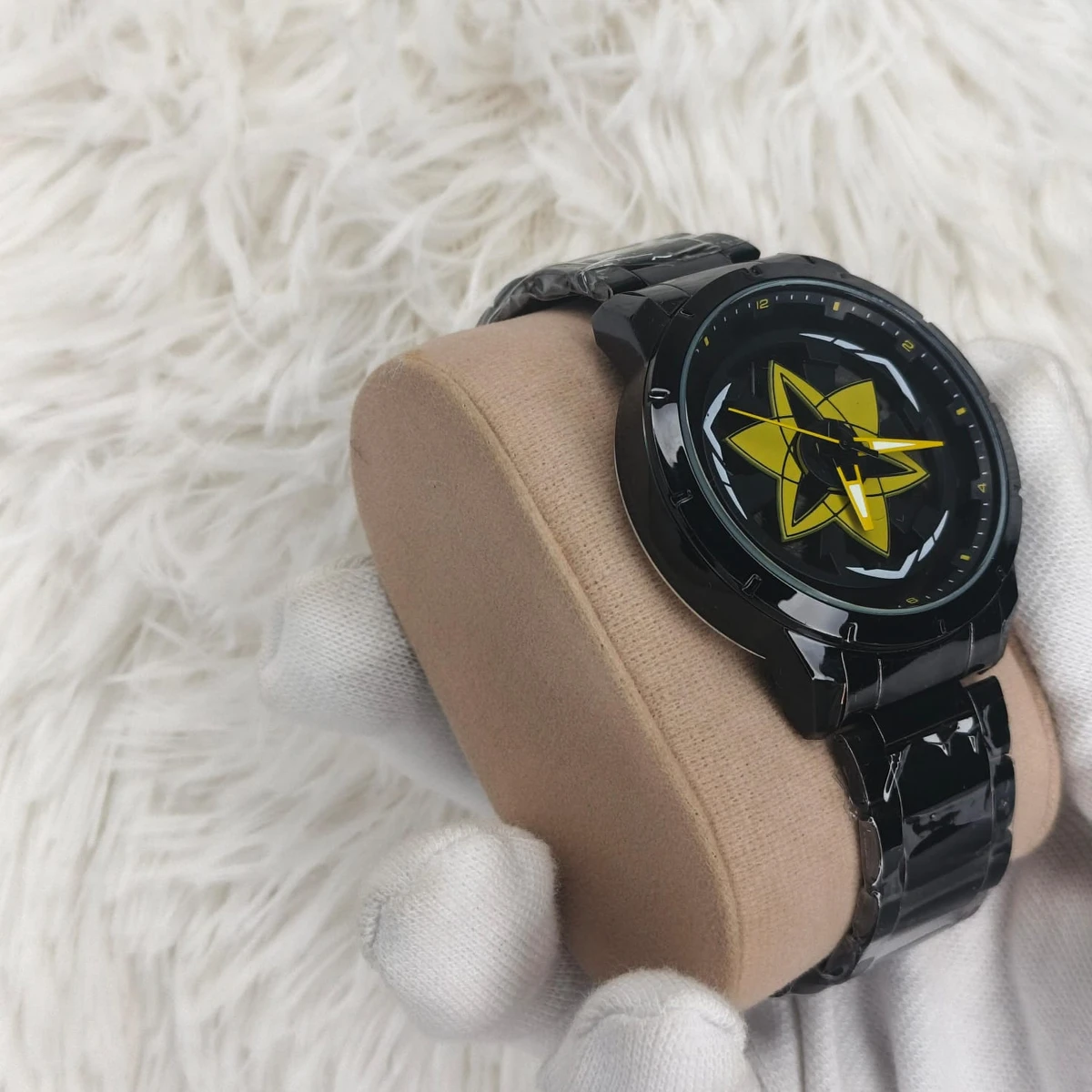 NEW STAR WATCH MODEL 3030 CHAIN BLACK DIAL BLACK OR YELLOW COLOUR WATCH FOR MAN + এক পিস ব্যাটারি ফ্রি