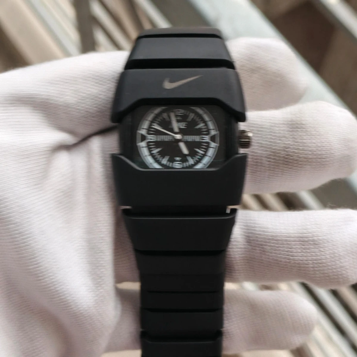 Premium Unisex Stylish Watch – Luxury Design - Nike Watch Model 9090 Full Black Colour  Dial Black Or White - এক পিস ব্যাটারি ফ্রি