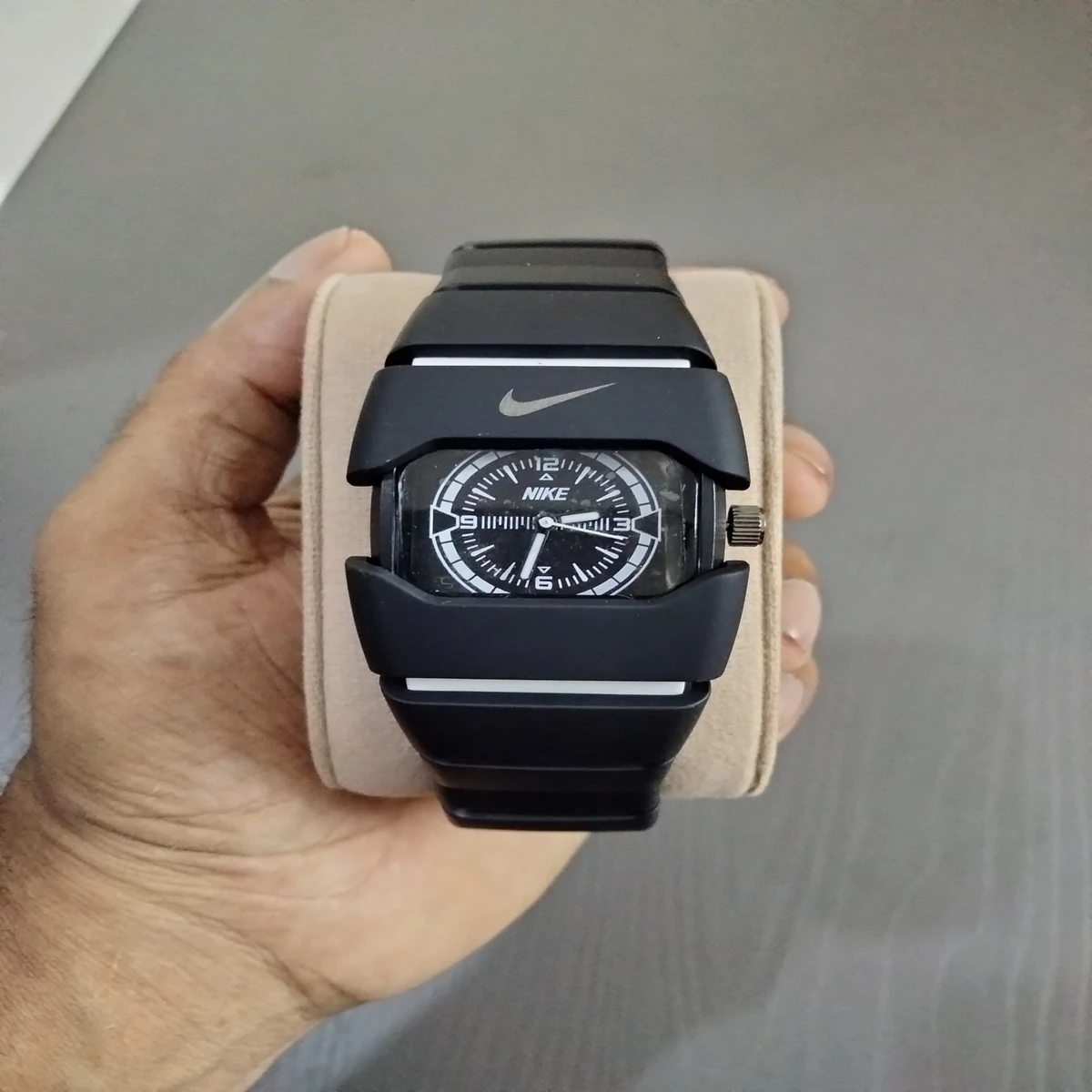 Premium Unisex Stylish Watch – Luxury Design - Nike Watch Model 9090 Full Black Or White  Colour Dial Black Or White  - এক পিস ব্যাটারি ফ্রি