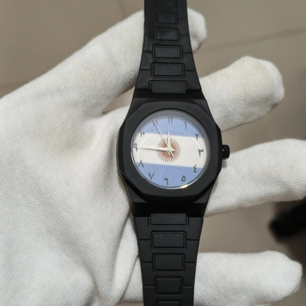 Exclusive Belt Watch Argentina Flag World Cup Football Watch for Men Belt Watch + এক পিস ব্যাটারি ফ্রি