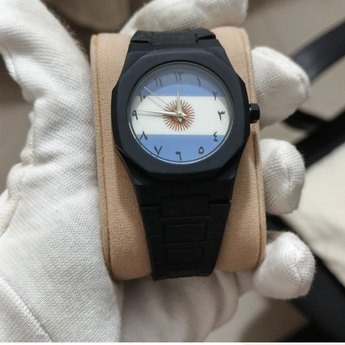 Exclusive Belt Watch Argentina Flag World Cup Football Watch for Men Belt Watch + এক পিস ব্যাটারি ফ্রি