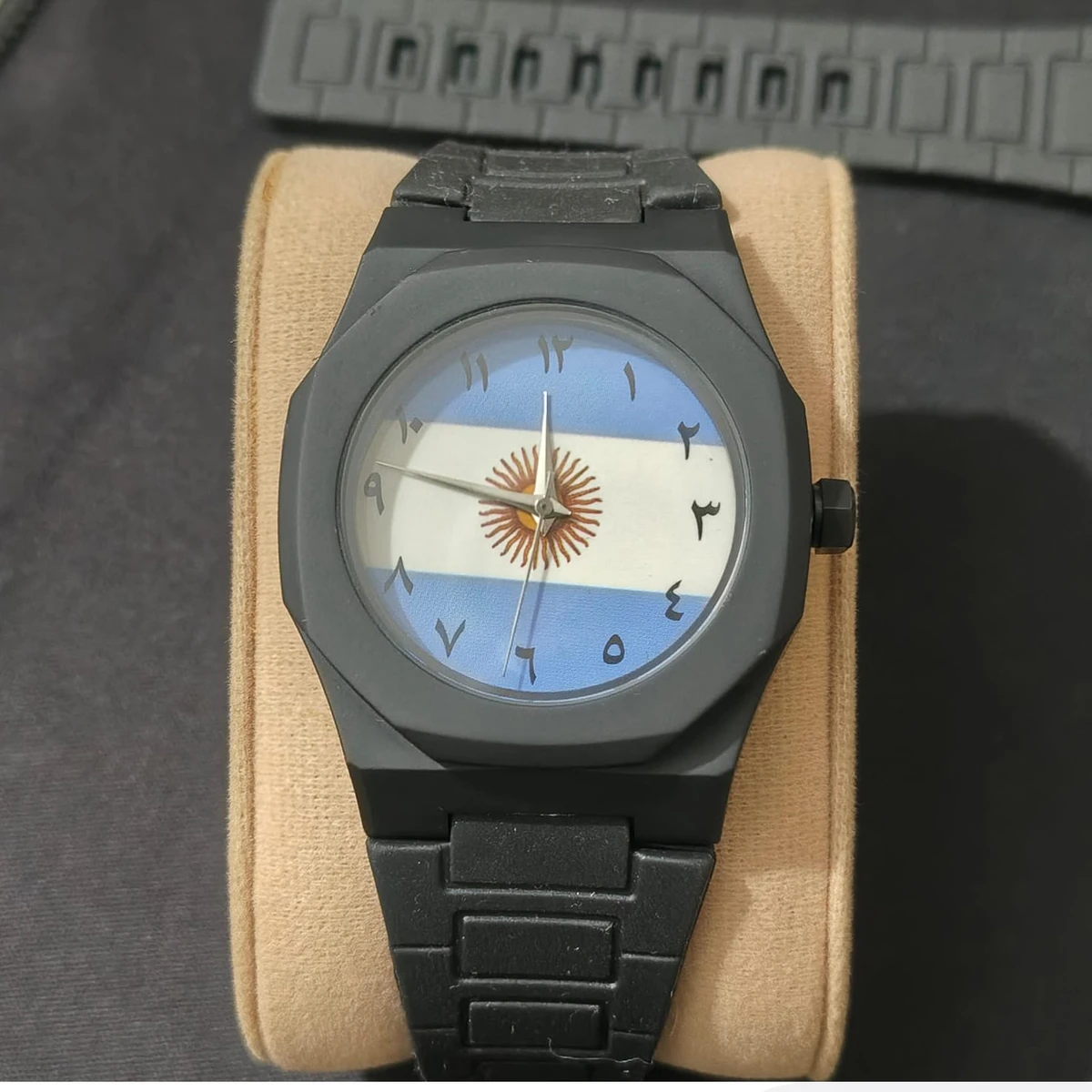 Exclusive Belt Watch Argentina Flag World Cup Football Watch for Men Belt Watch + এক পিস ব্যাটারি ফ্রি