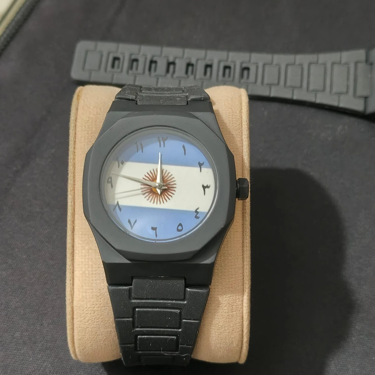 Exclusive Belt Watch Argentina Flag World Cup Football Watch for Men Belt Watch + এক পিস ব্যাটারি ফ্রি