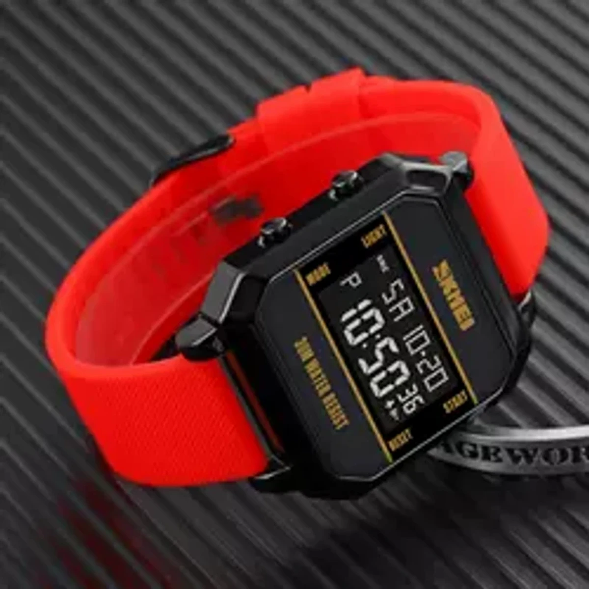 SKMEI WATCH MODEL 1848 DIGITAL LED WATCH - RED COLOUR BELT