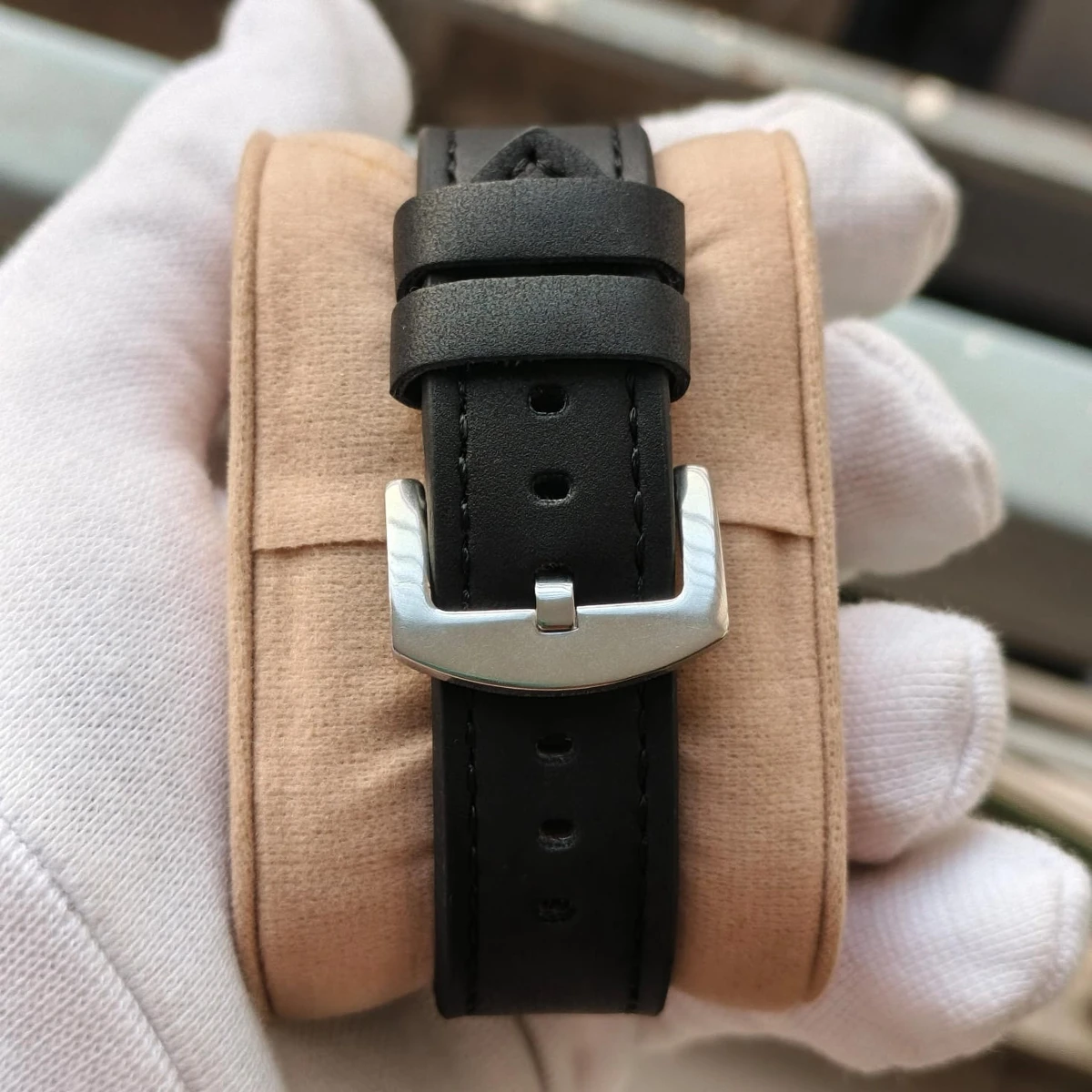 Sober Watch Model 980 Premium Watch Belt Black  Dial Black Colour Watch For Man