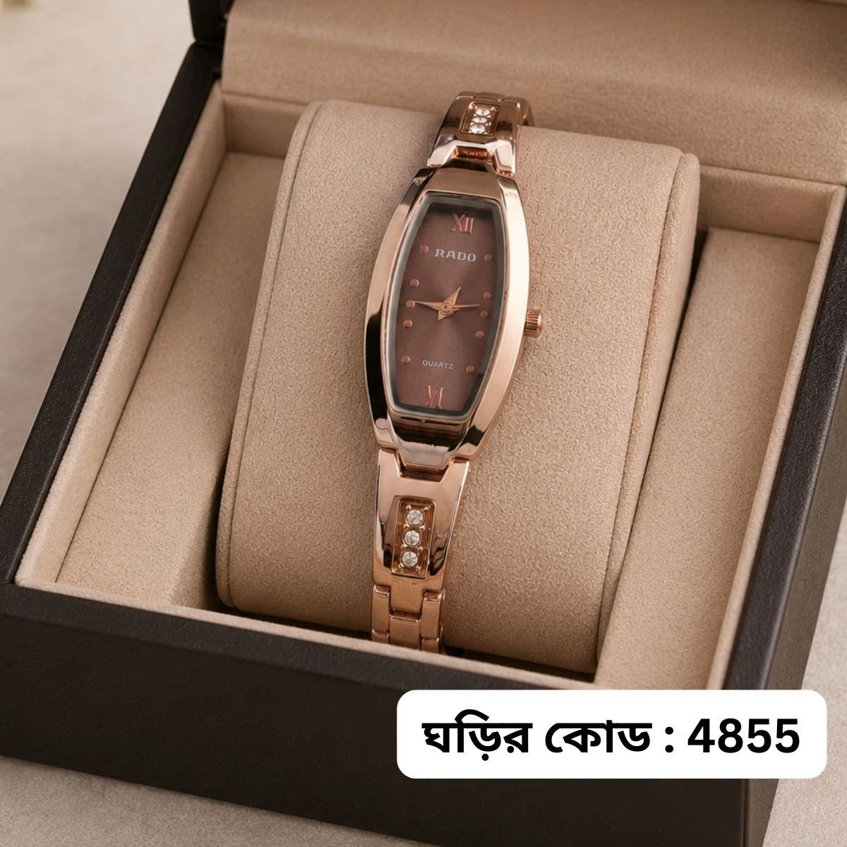 Rado Ladis Watch Model 6090 Rose Golden Colour Watch Ladis