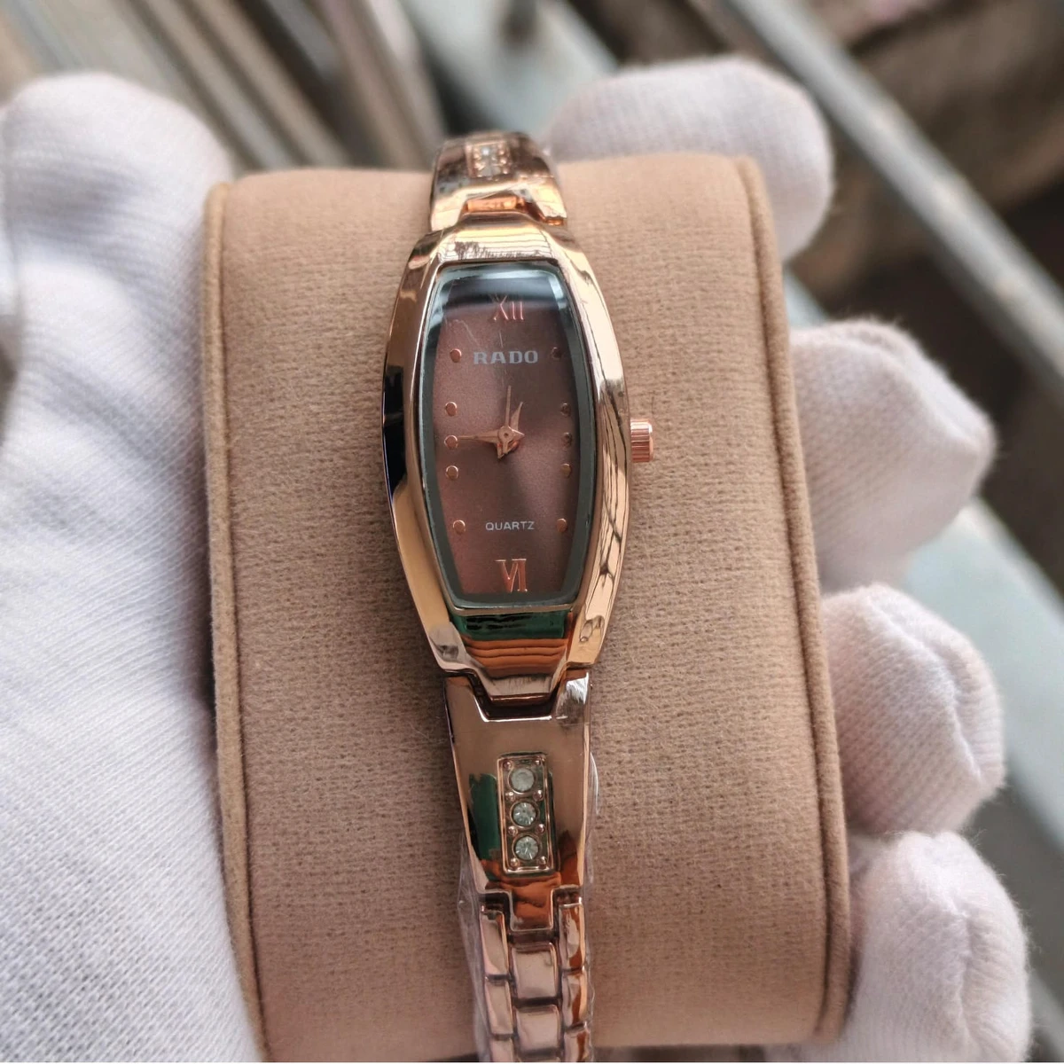 Rado Ladis Watch Model 6090 Rose Golden Colour Watch Ladis
