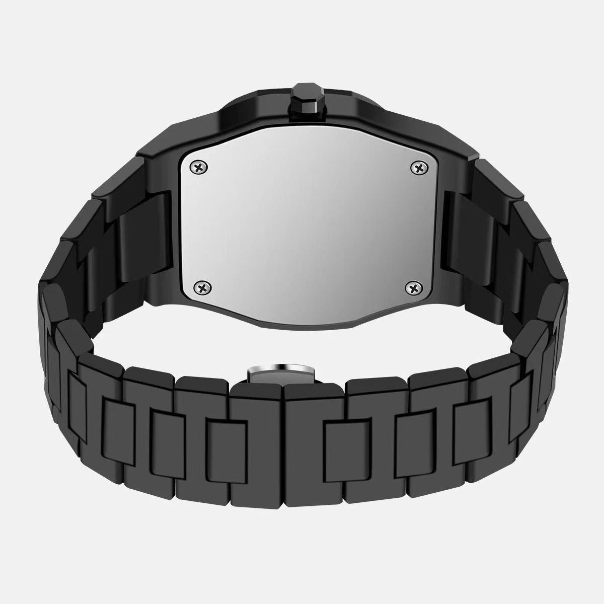 Arabic  Plastic Carbon Fiber body Watch Full Black Colour Dial Arabic
