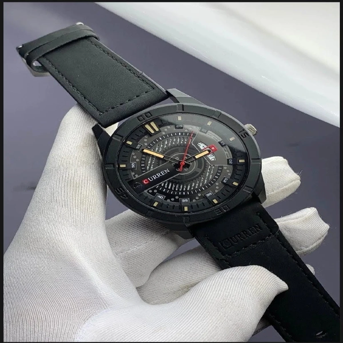 Curren Watch Model 8301 Full  Black Colour  Watch For Man